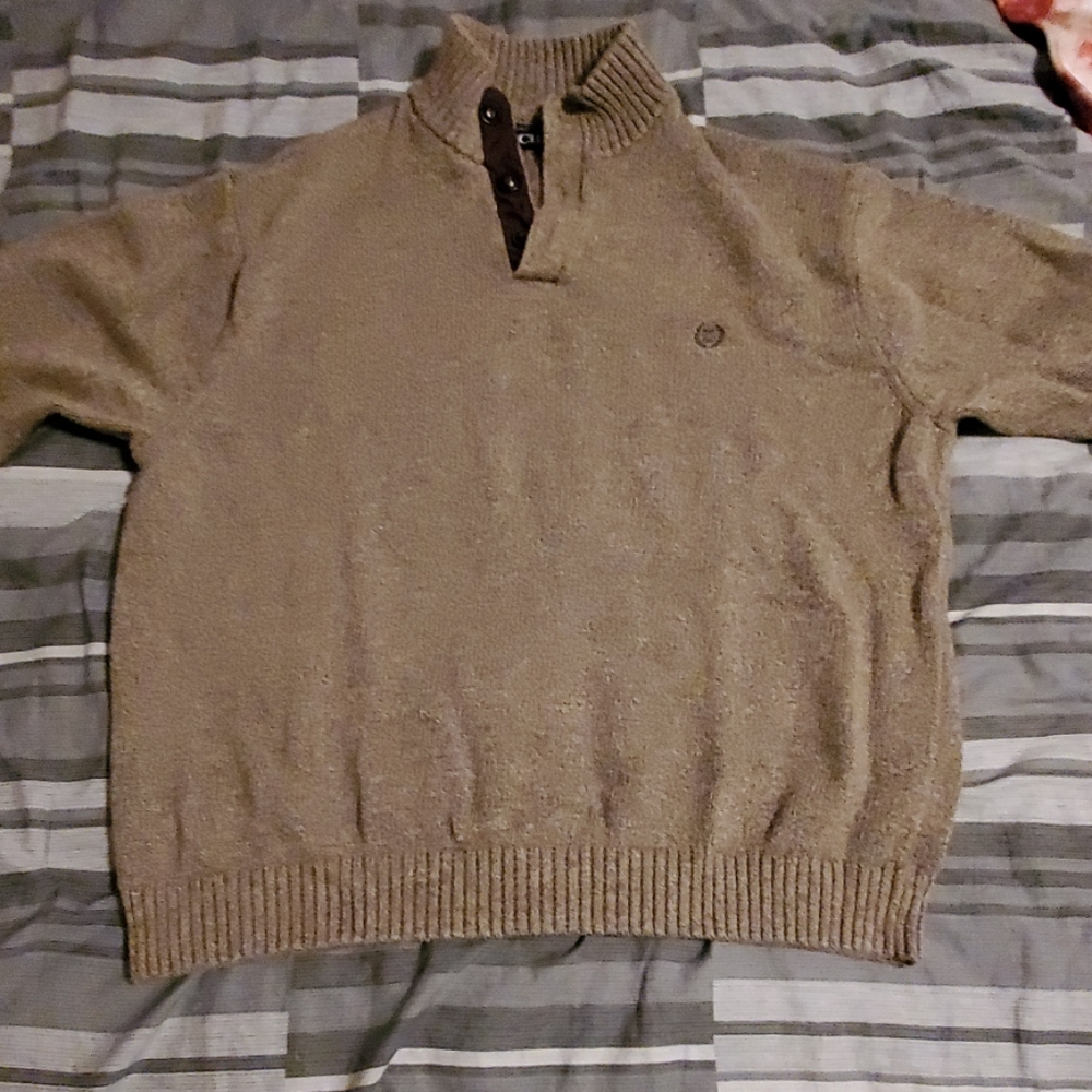 Men's Chaps mock neck sweater